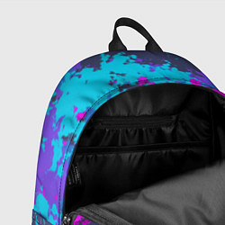 Рюкзак Неоновые краски, цвет: 3D-принт — фото 2