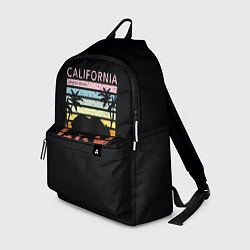 Рюкзак California гризли на закате, цвет: 3D-принт