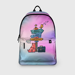 Рюкзак Кот путешественник, цвет: 3D-принт — фото 2