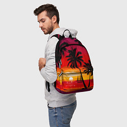 Рюкзак Гавайский закат, цвет: 3D-принт — фото 2