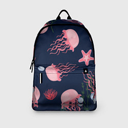 Рюкзак Розовые медузы, цвет: 3D-принт — фото 2
