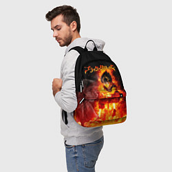 Рюкзак Юно в огне Чёрный клевер, цвет: 3D-принт — фото 2