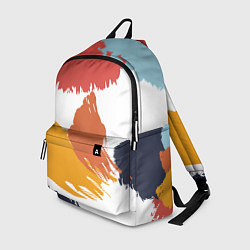 Рюкзак Цветные пятна, мазки кистью, цвет: 3D-принт