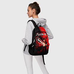 Рюкзак Чёрный Аста красный туман, цвет: 3D-принт — фото 2