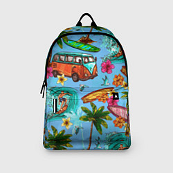 Рюкзак Пальмы, волны, серфинг, цвет: 3D-принт — фото 2