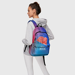 Рюкзак PIZZA MUSIC, цвет: 3D-принт — фото 2