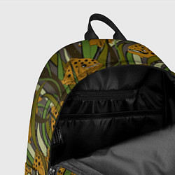 Рюкзак Пираньи камуфляж, цвет: 3D-принт — фото 2
