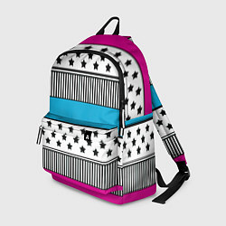 Рюкзак Молодежный современный узор, цвет: 3D-принт
