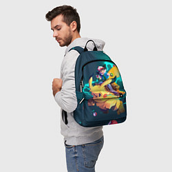 Рюкзак Эш с Пикачу, цвет: 3D-принт — фото 2