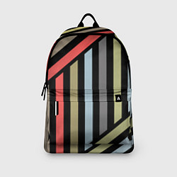 Рюкзак Абстрактный полосатый узор, цвет: 3D-принт — фото 2