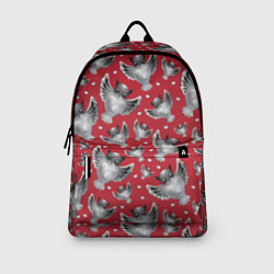 Рюкзак Серебряные совы, цвет: 3D-принт — фото 2