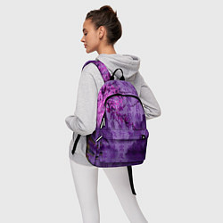 Рюкзак Фиолетовый китай, цвет: 3D-принт — фото 2