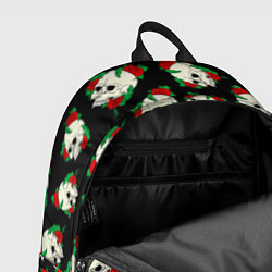 Рюкзак Черепа и розы Skull and Roses, цвет: 3D-принт — фото 2