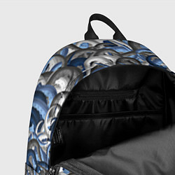 Рюкзак Синий камуфляж с щупальцами, цвет: 3D-принт — фото 2
