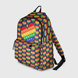 Рюкзак Большое сердце ПОП-ИТа, цвет: 3D-принт
