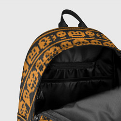 Рюкзак Свитер с тыквами, цвет: 3D-принт — фото 2