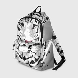 Рюкзак Белый снежный тигр, цвет: 3D-принт