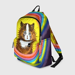 Рюкзак Радужный кот Луиса Уэйна, цвет: 3D-принт