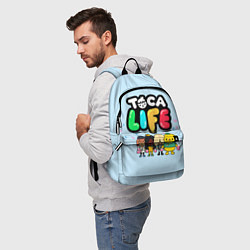Рюкзак Toca Life: Logo, цвет: 3D-принт — фото 2