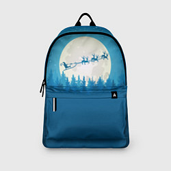 Рюкзак Санта с Оленями, цвет: 3D-принт — фото 2