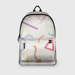 Рюкзак Разные линии, цвет: 3D-принт — фото 2