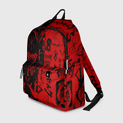 Рюкзак BERSERK BLACK RED БЕРСЕРК ПАТТЕРН, цвет: 3D-принт
