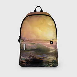 Рюкзак Шторм в море девятый вал, цвет: 3D-принт — фото 2