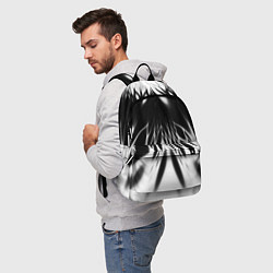 Рюкзак Белый и черный - коллекция Лучи - Хуф и Ся, цвет: 3D-принт — фото 2