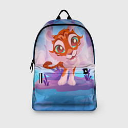 Рюкзак Тигрица на кувшинке, цвет: 3D-принт — фото 2