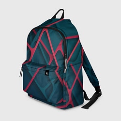 Рюкзак Серо-красные нити, цвет: 3D-принт