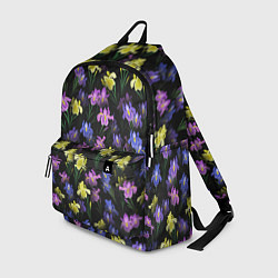 Рюкзак Ночные ирисы, цвет: 3D-принт