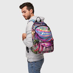 Рюкзак Новогодний конфетти, цвет: 3D-принт — фото 2
