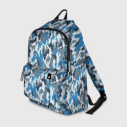 Рюкзак Светло-Синий Камуфляж, цвет: 3D-принт