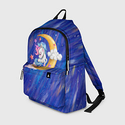 Рюкзак Ночной милый единорог, цвет: 3D-принт