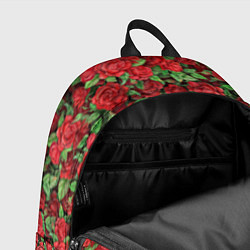Рюкзак Букет алых роз, цвет: 3D-принт — фото 2