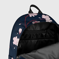 Рюкзак Веточки с цветами, цвет: 3D-принт — фото 2