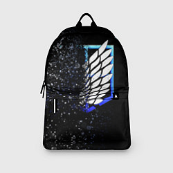 Рюкзак АТАКА ТИТАНОВ Attack on Titan брызги краски, цвет: 3D-принт — фото 2