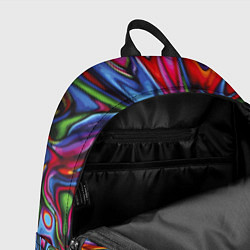 Рюкзак Color pattern Impressionism, цвет: 3D-принт — фото 2