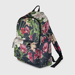 Рюкзак Цветы Розовые, цвет: 3D-принт