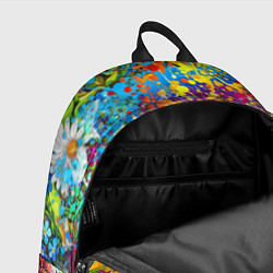 Рюкзак Яркое безумие Бабочки, кляксы, граффити, цвет: 3D-принт — фото 2