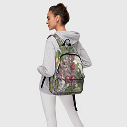 Рюкзак Цветы Ностальгический Весенний Узор, цвет: 3D-принт — фото 2