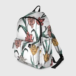 Рюкзак Цветы Разноцветные Тюльпаны
