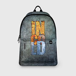 Рюкзак IN COLD logo on a gray background, цвет: 3D-принт — фото 2