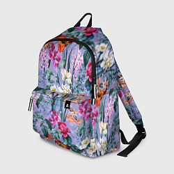 Рюкзак Цветы Пионы и Тигриди, цвет: 3D-принт