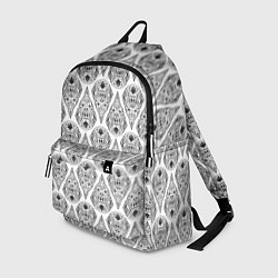 Рюкзак Черно-белый геометрический узор Арт деко, цвет: 3D-принт