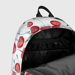 Рюкзак Вишня Нарисованная Акварелью, цвет: 3D-принт — фото 2
