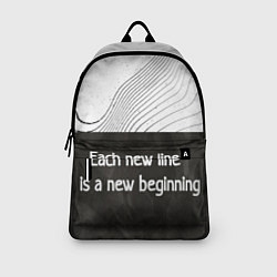 Рюкзак Линии жизни Life lines, цвет: 3D-принт — фото 2