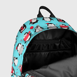 Рюкзак PENGUINS ON THE POSITIVE, цвет: 3D-принт — фото 2
