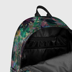 Рюкзак Абстрактный гранжевый принт с кляксами и штрихами, цвет: 3D-принт — фото 2