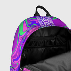Рюкзак Славянская рубаха с разводами, цвет: 3D-принт — фото 2